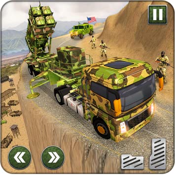 US Army Missile Attack Army Truck Driving Games